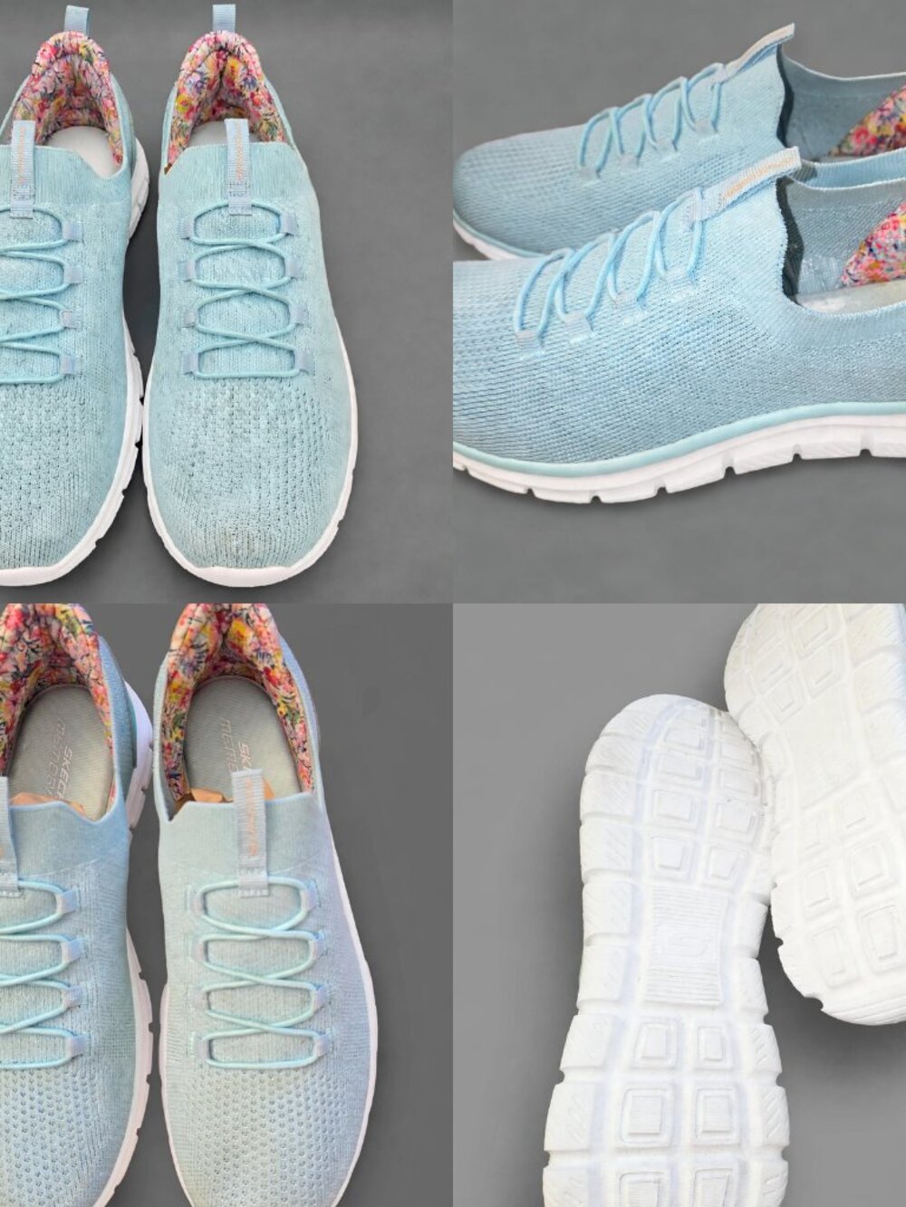 Skechers Track Washable Vegan Knit Bungee Sneakers